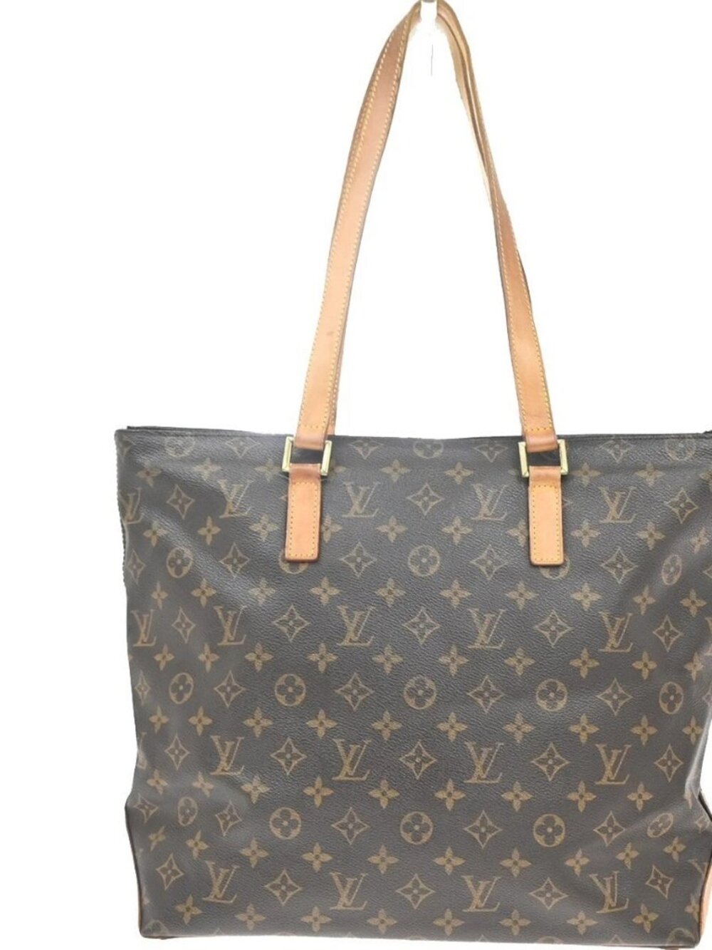 LOUIS VUITTON Cabas Mezzo Shoulder Bag Monogram Leather Brown M51151 82MA440 - Picture 4 of 16
